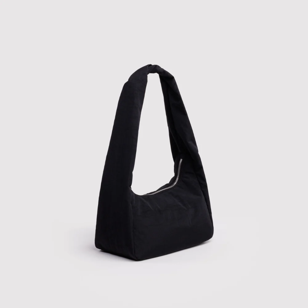 Baggu Small Nylon Meringue Bag - Black - Image 3