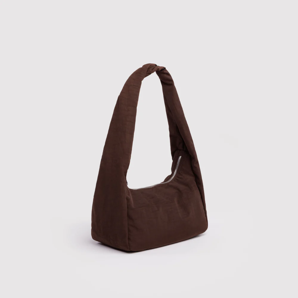 Baggu Small Nylon Meringue Bag - Coffee - Image 3