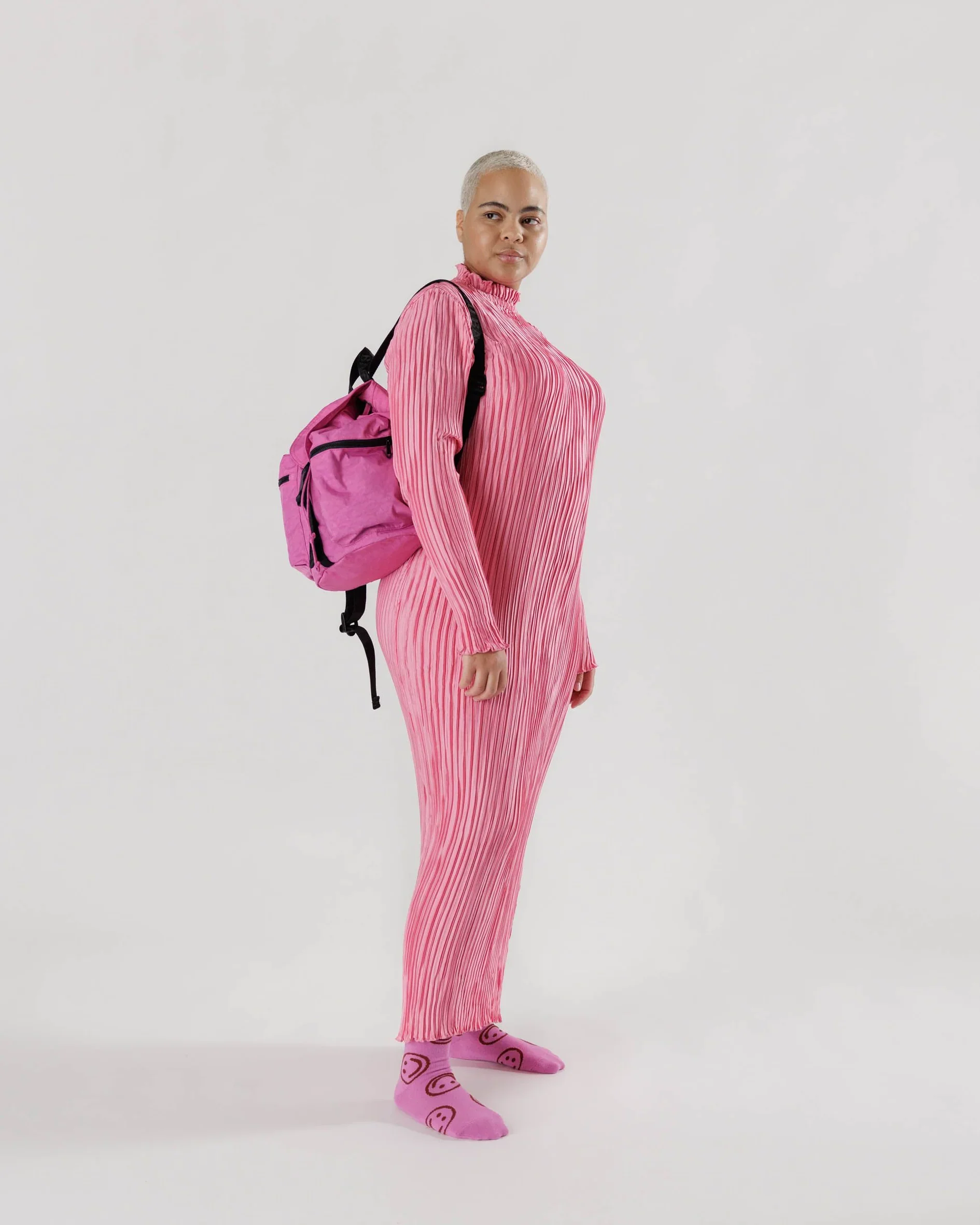 Baggu Sport Backpack - Extra Pink - Image 2