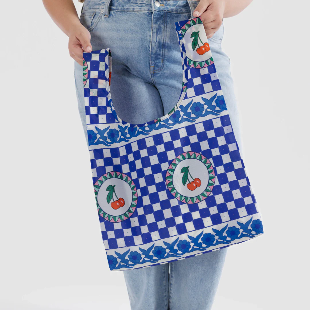 Baggu Standard Bag - Cherry Tile - Image 3