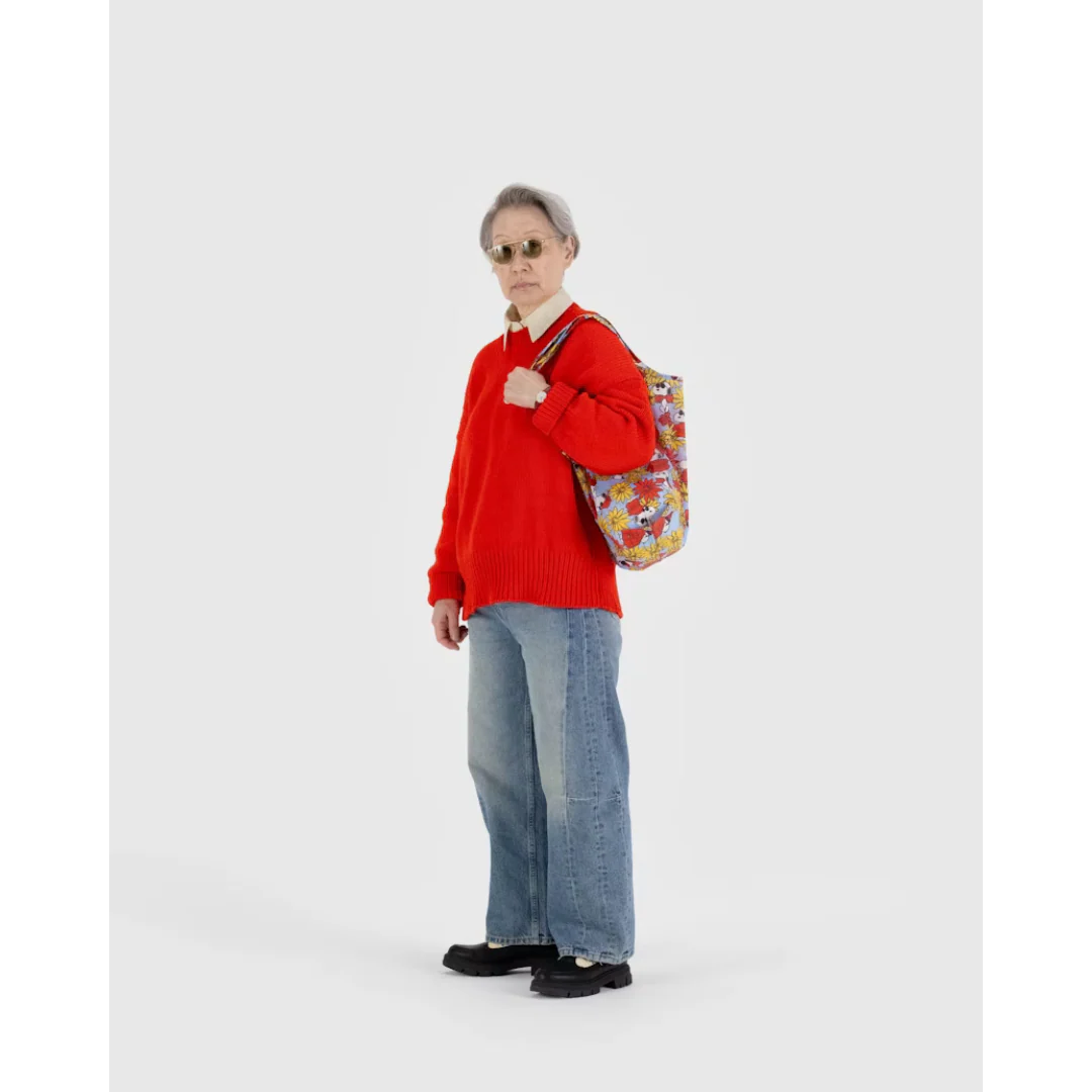 Baggu Standard Bag -  Floral Snoopy - Image 2