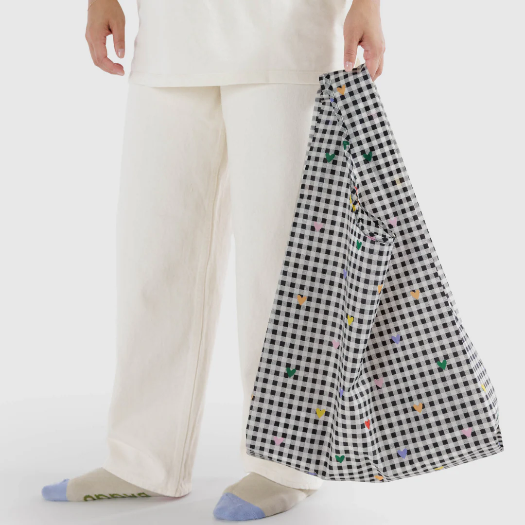 Baggu Standard Bag - Gingham Hearts - Image 2