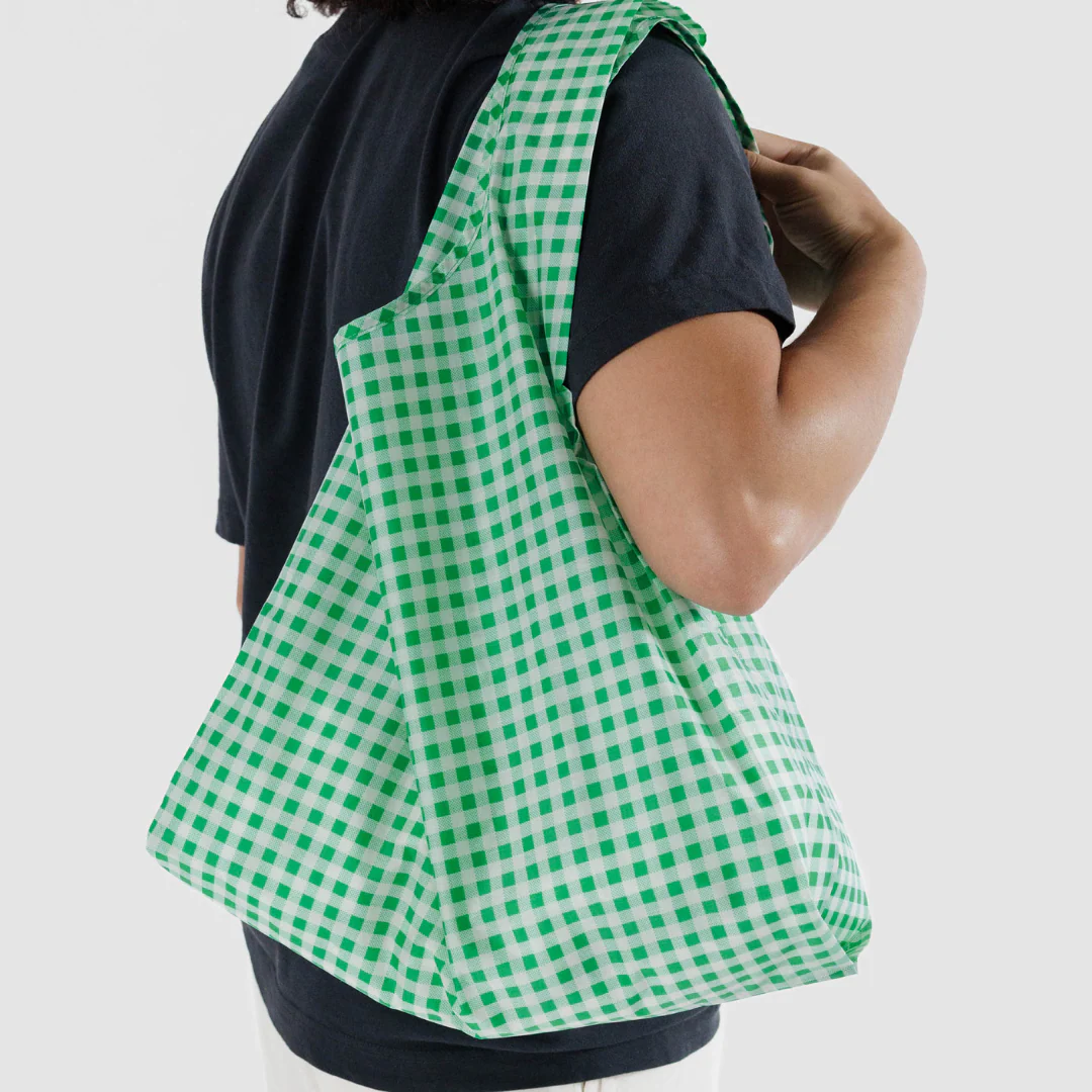 Baggu Standard Bag - Green Gingham - Image 3