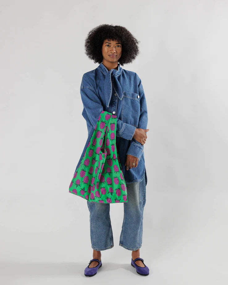 Baggu Standard Bag - Green Raspberry - Image 2