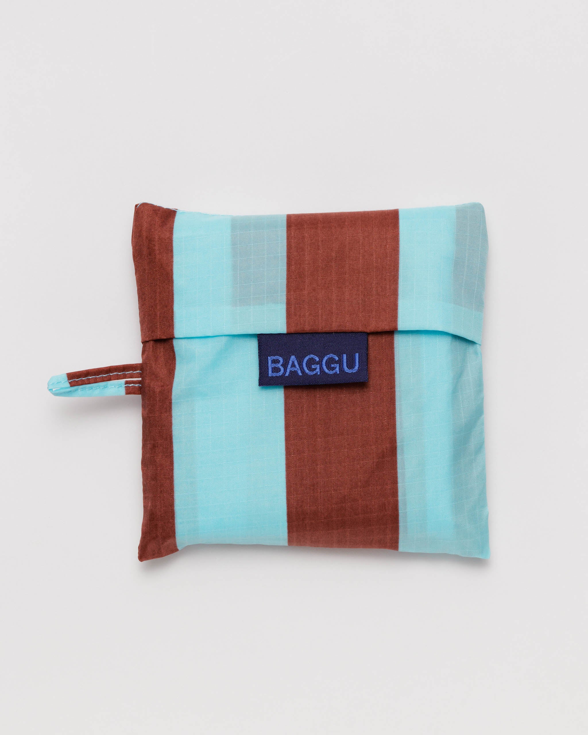 Baggu Standard Bag - Raisin Awning Stripe - Image 3