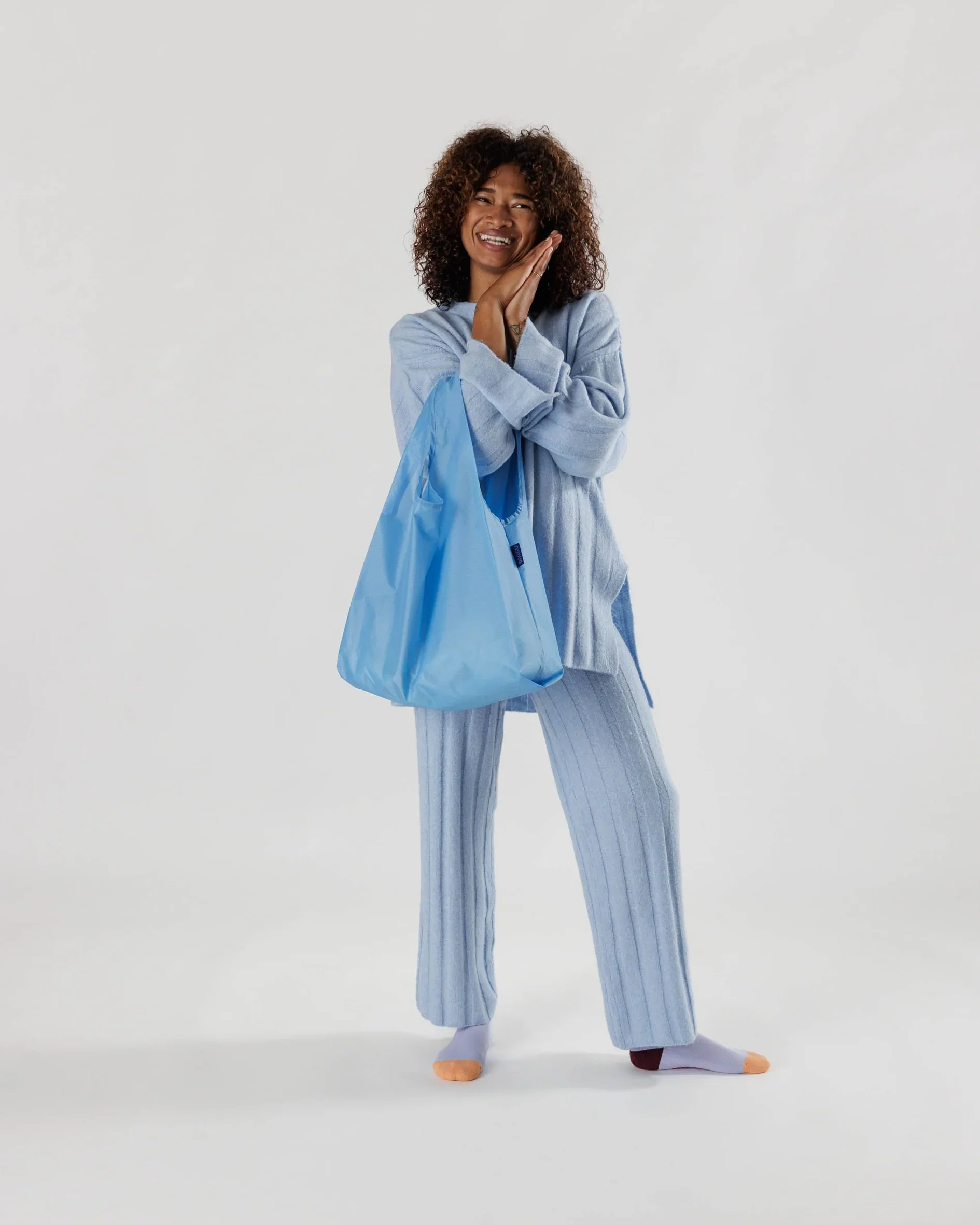 Baggu Standard Bag - Soft Blue - Image 2