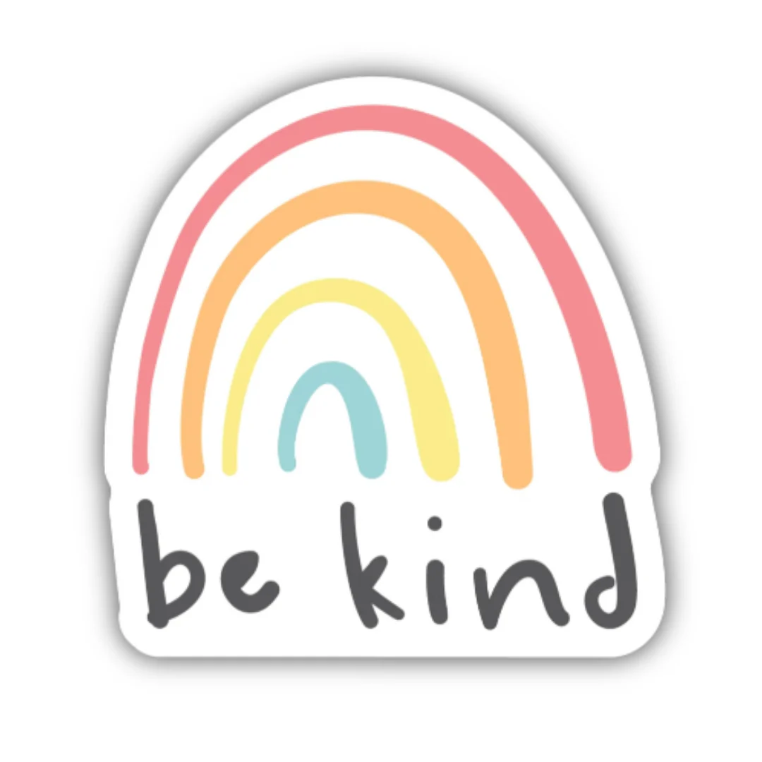 Be Kind Rainbow Sticker