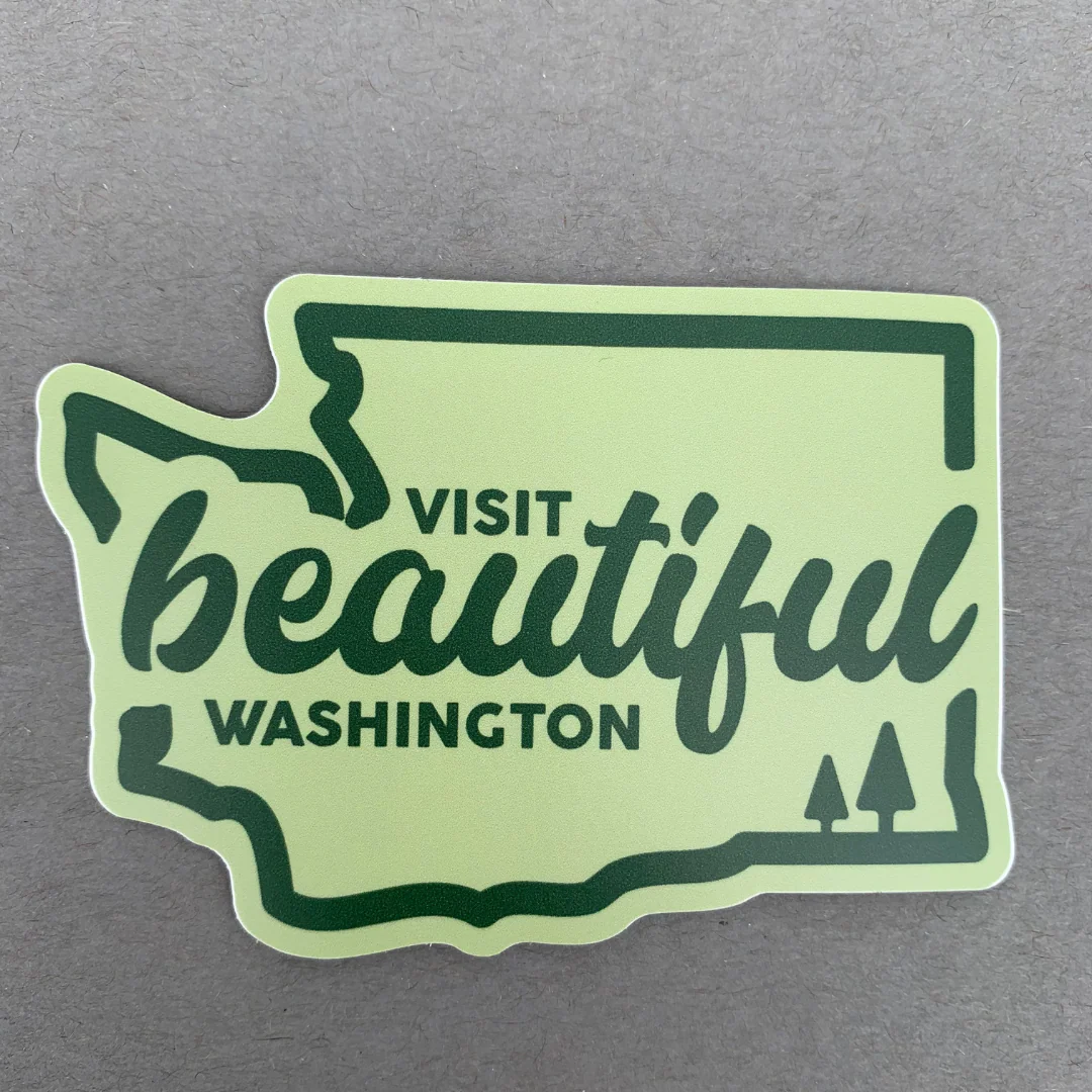 Beautiful Washington Sticker - Image 2