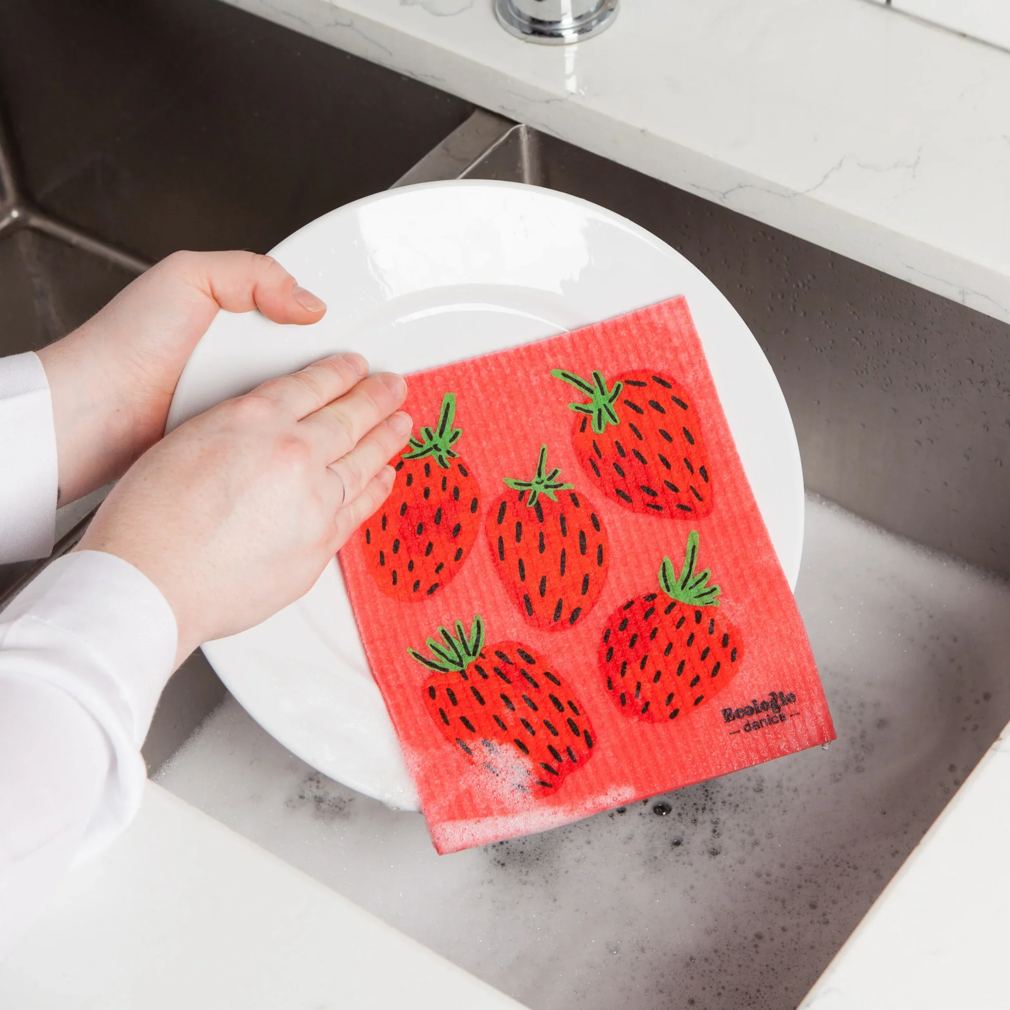 Berry Sweet Swedish Dishcloth - Image 2