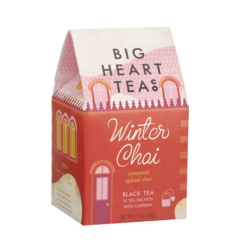 Big Heart Tea Teabags 10 Count - Winter Chai
