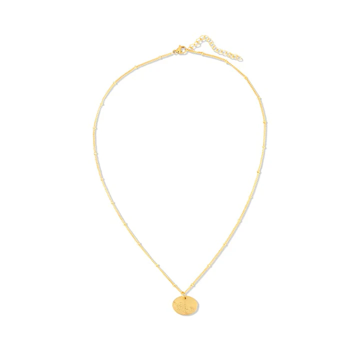 Birth Month Flower Necklace - Cherry Blossom (March) - Image 2