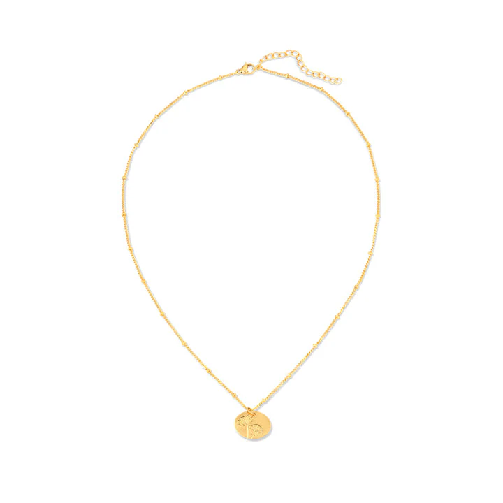 Birth Month Flower Necklace - Chrysanthemum (November) - Image 2