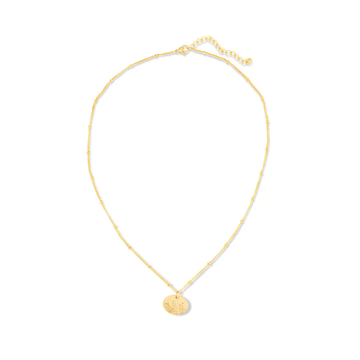 Birth Month Flower Necklace - Holly (December) - Image 2