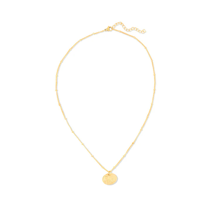 Birth Month Flower Necklace - Rose (June) - Image 2