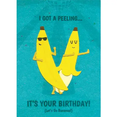 Birthday Bananas Card