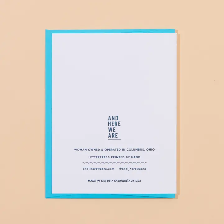 Birthday Hunk Letterpress Card - Image 3