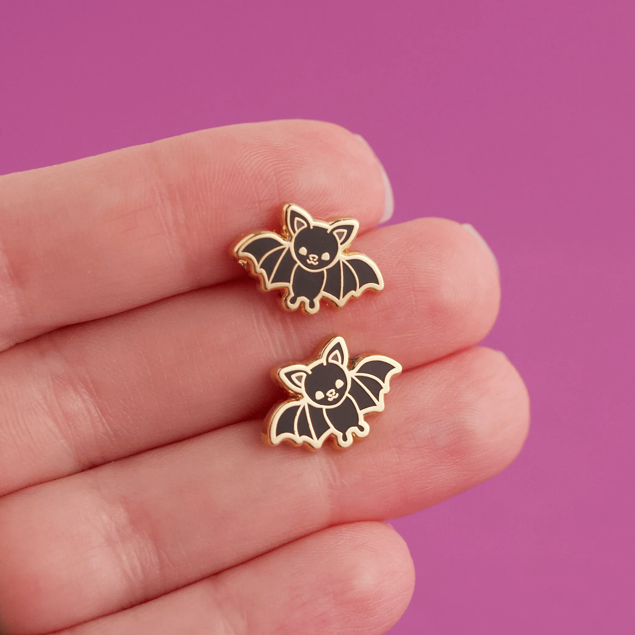 Bitty Bat Earrings - Image 2
