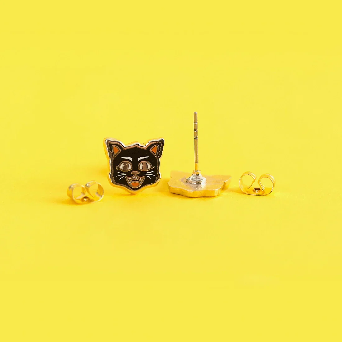 Black Cat Earrings - Image 2