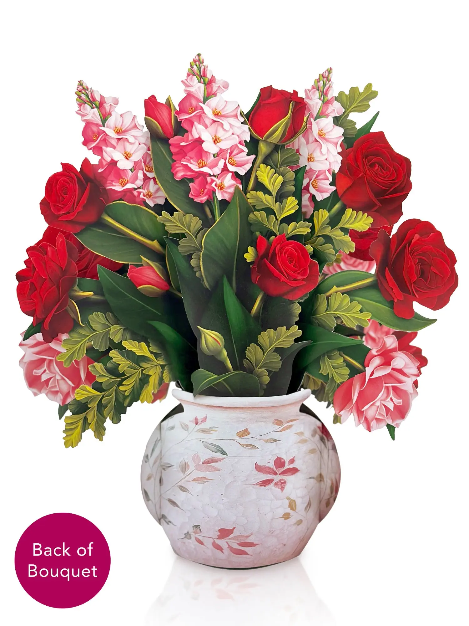 Blooming Roses FreshCut Paper Card - Image 2