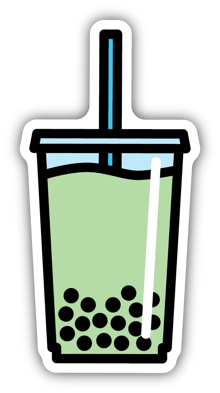 Boba Tea Sticker