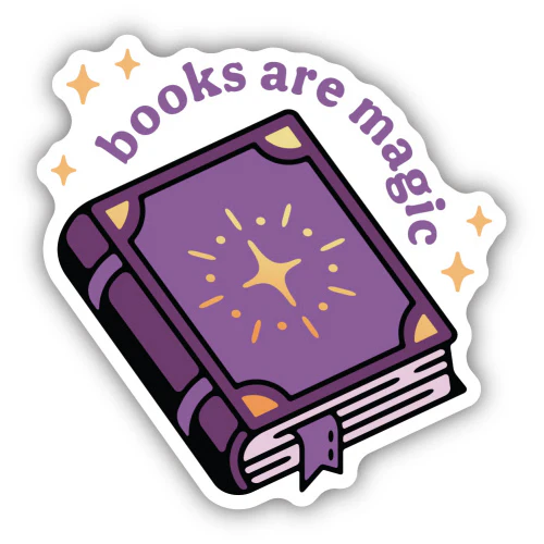 Books Are Magic Sticker