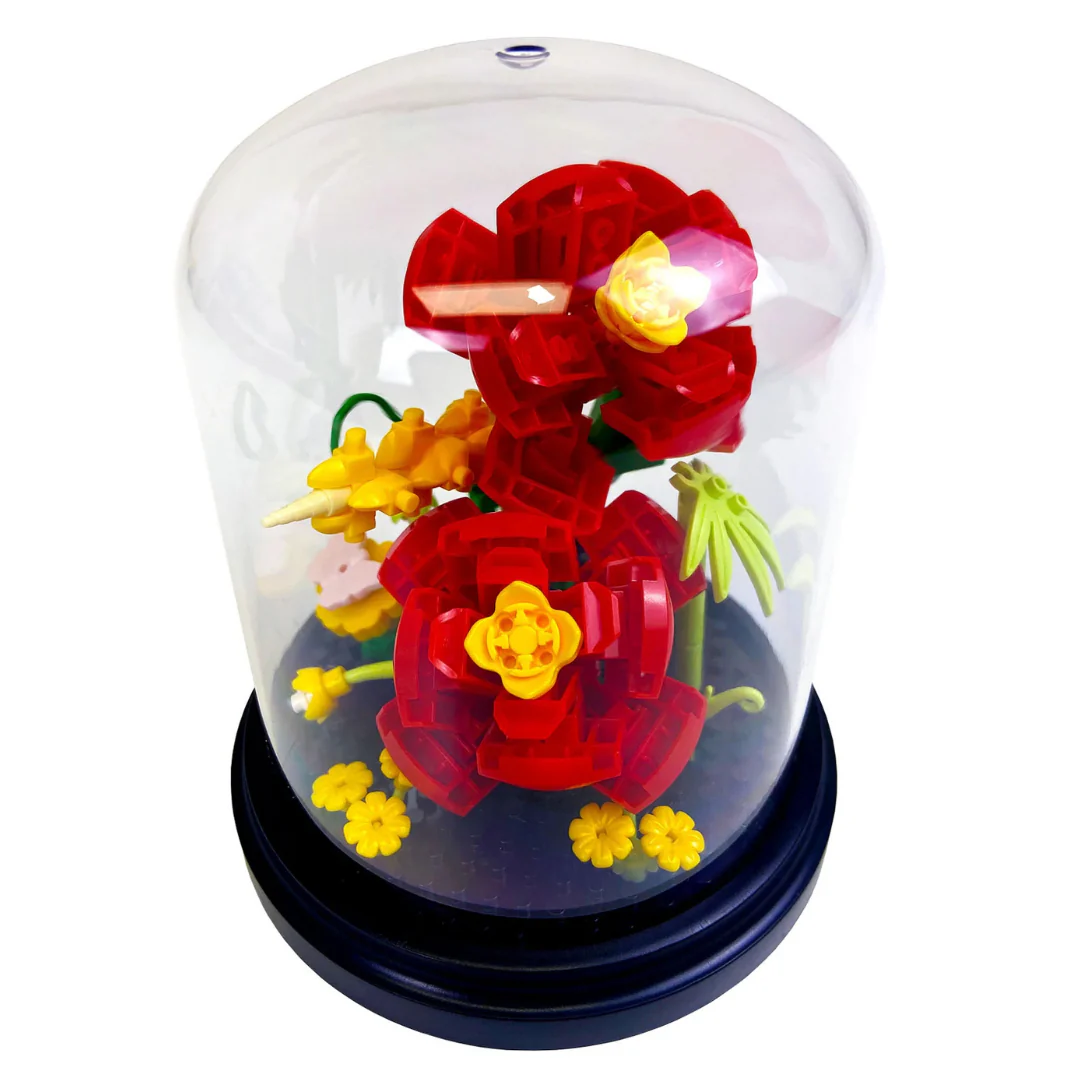 Botanical Blocks- Red Rose - Image 2