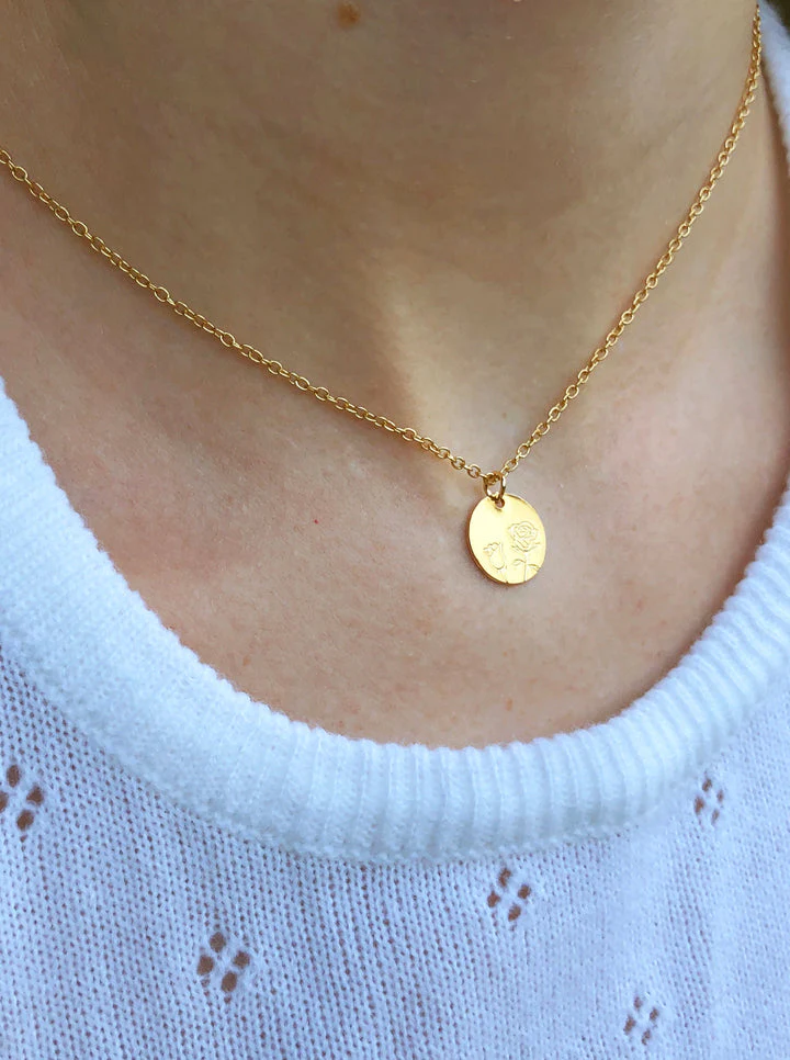 Botanical Necklace - Rose - Image 3