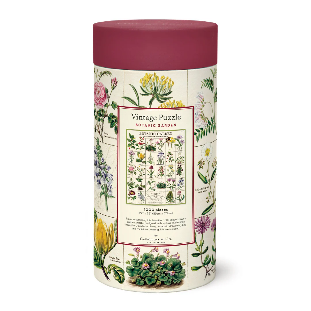 Cavallini & Co. 1000 Piece Puzzle - Botanic Garden - Image 3