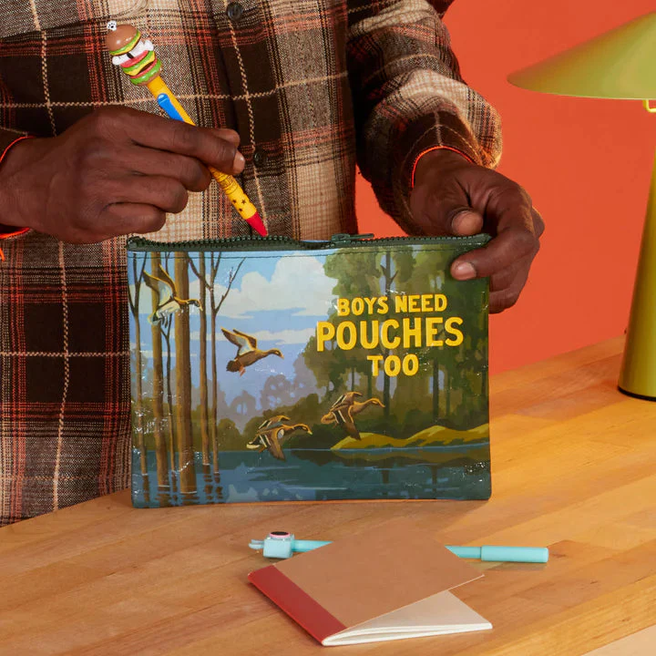 Boys Need Pouches Too Zipper Pouch - Image 2