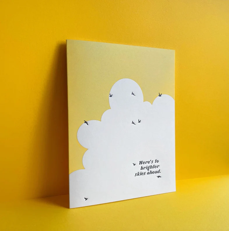 Brighter Skies Ahead Sympathy Card - Image 2