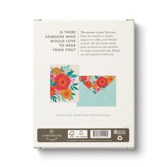Bursting Blossoms Blank - Thank You Note Cards - Image 5