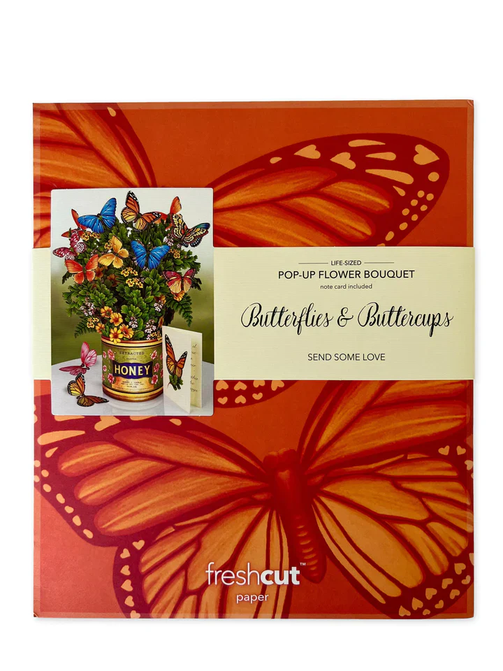 Butterflies & Buttercups FreshCut Paper Card - Image 3