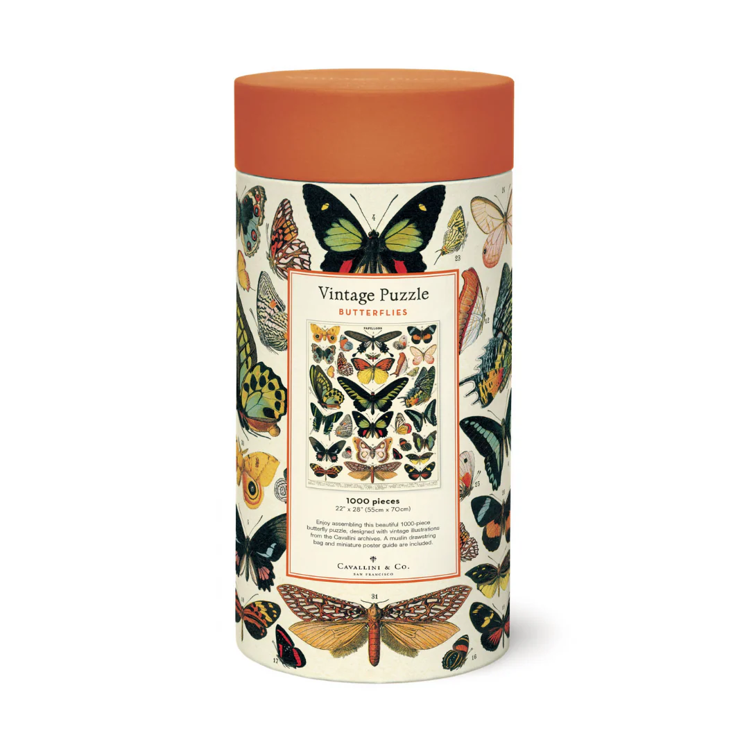 Cavallini & Co. 1000 Piece Puzzle - Butterflies - Image 3
