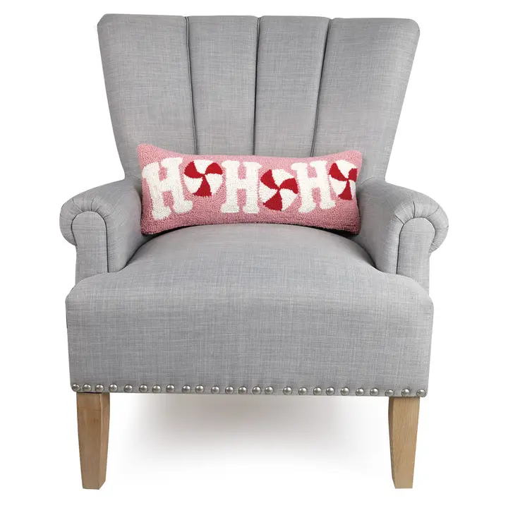 Candy Cane HoHoHo Hook Pillow - Image 2