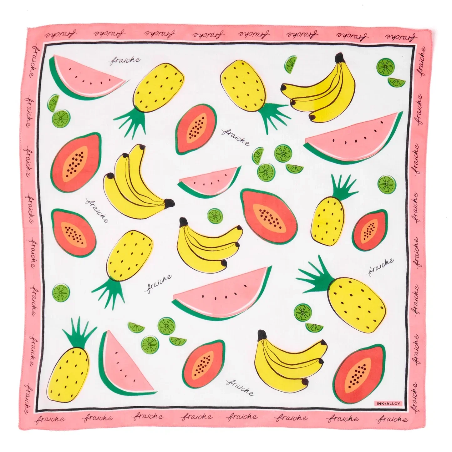 Carson Fruit Print Scarf 21x21