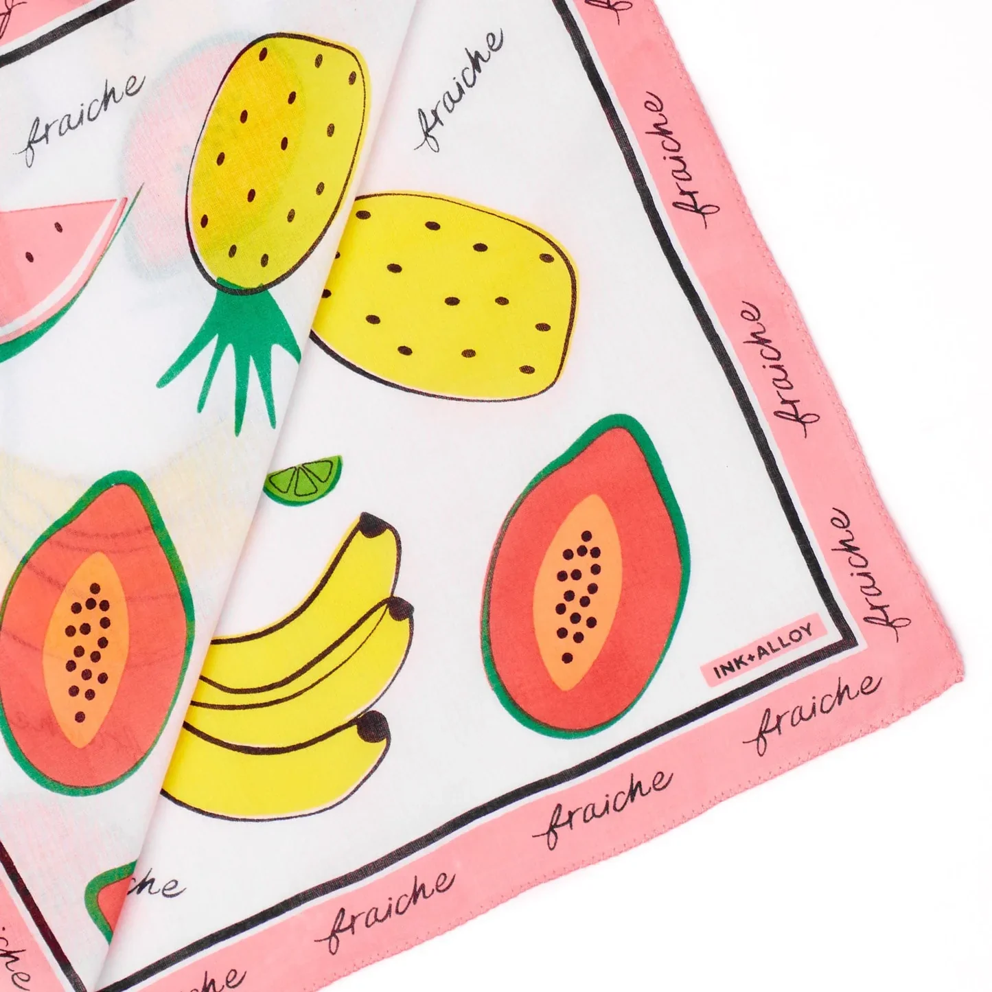 Carson Fruit Print Scarf 21x21 - Image 3