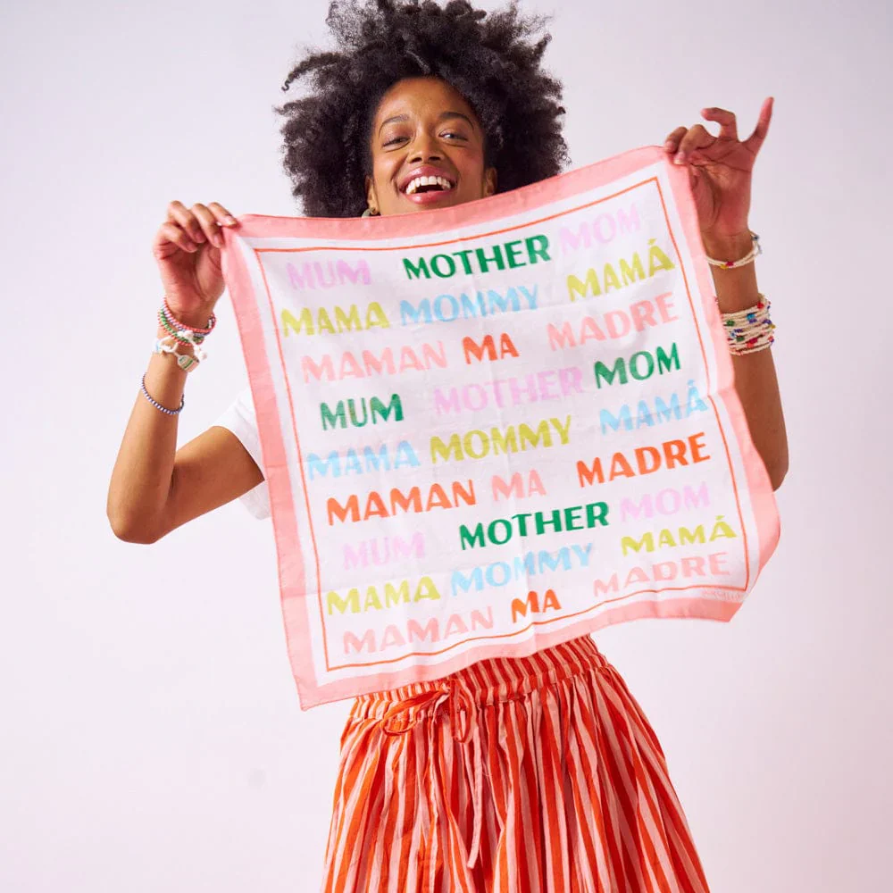 Carson Mom Print Scarf 21x21 - Image 2