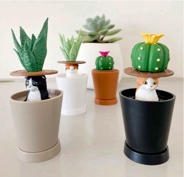 Cat Peek Planter Blind Box - Image 2