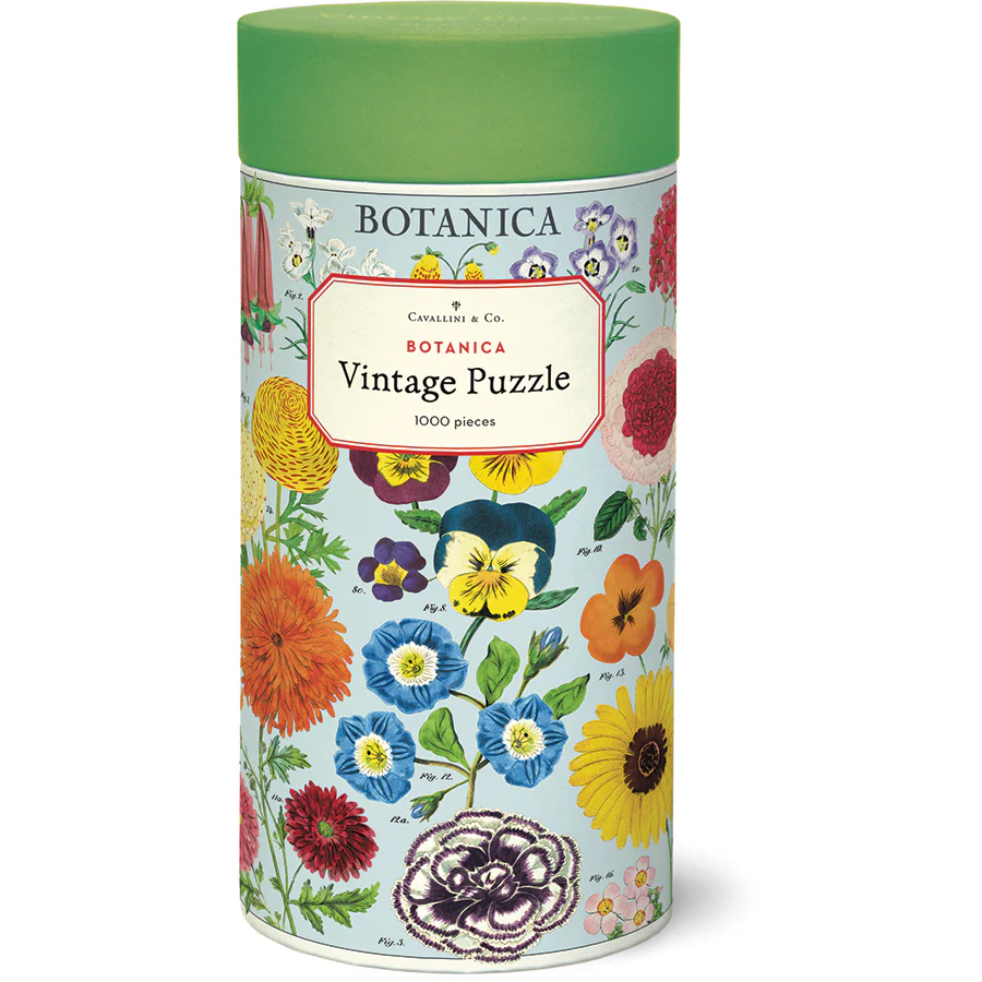 *Coming Soon Spring 2026* Cavallini & Co. 1000 Piece Puzzle - Botanica