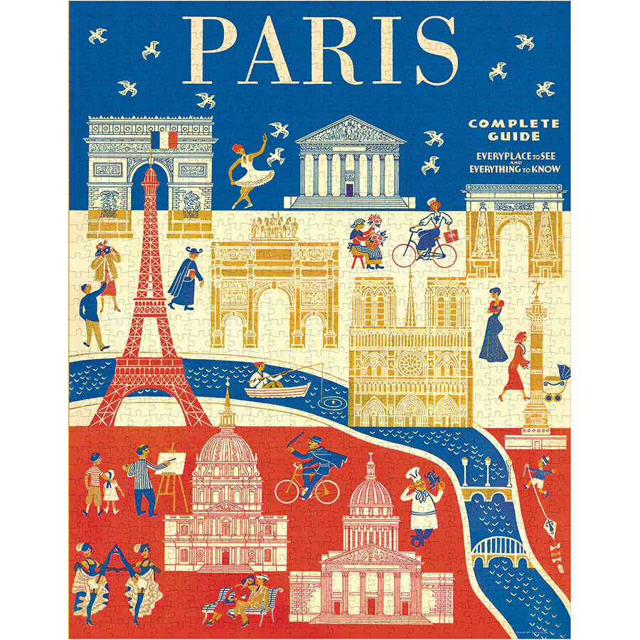 Cavallini & Co. 1000 Piece Puzzle - Paris - Image 2