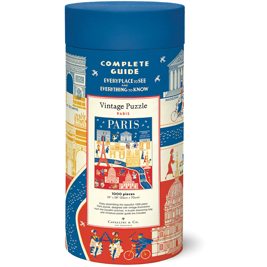 Cavallini & Co. 1000 Piece Puzzle - Paris - Image 3