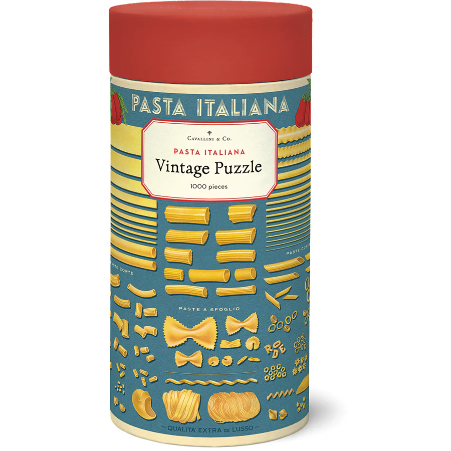 *Coming Soon Spring 2026* Cavallini & Co. 1000 Piece Puzzle - Pasta