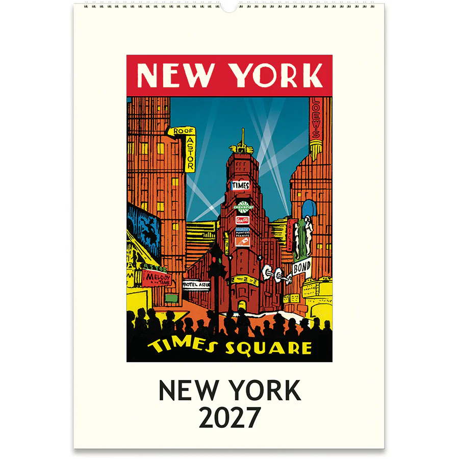 Cavallini & Co. 2027 Wall Calendar - New York