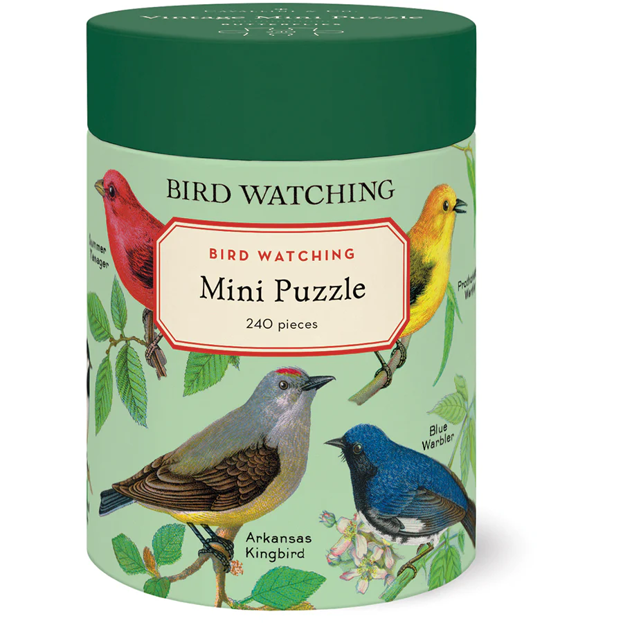 *Coming Soon Spring 2026* Cavallini & Co. 240 Piece Mini Puzzle - Bird Watching