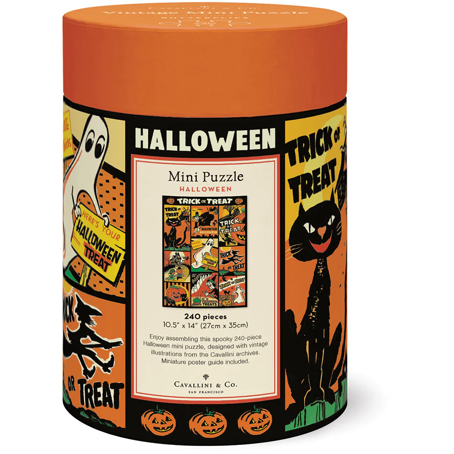 Cavallini & Co. 240 Piece Mini Puzzle - Halloween - Image 2
