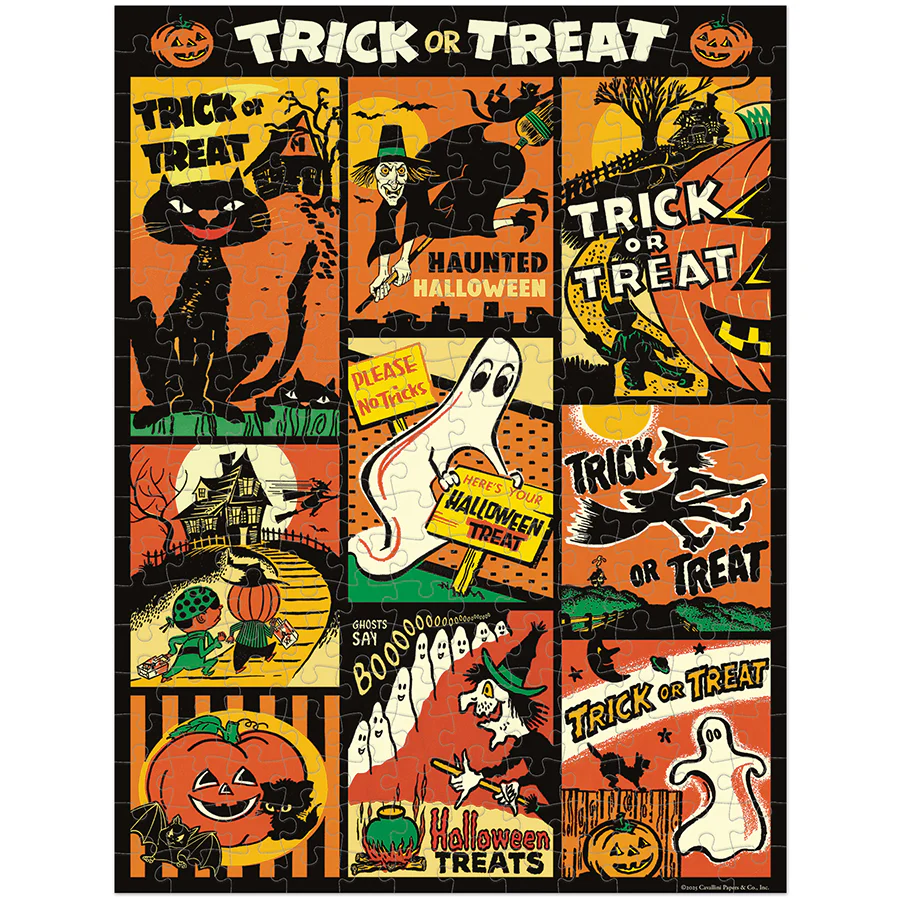 Cavallini & Co. 240 Piece Mini Puzzle - Halloween - Image 3