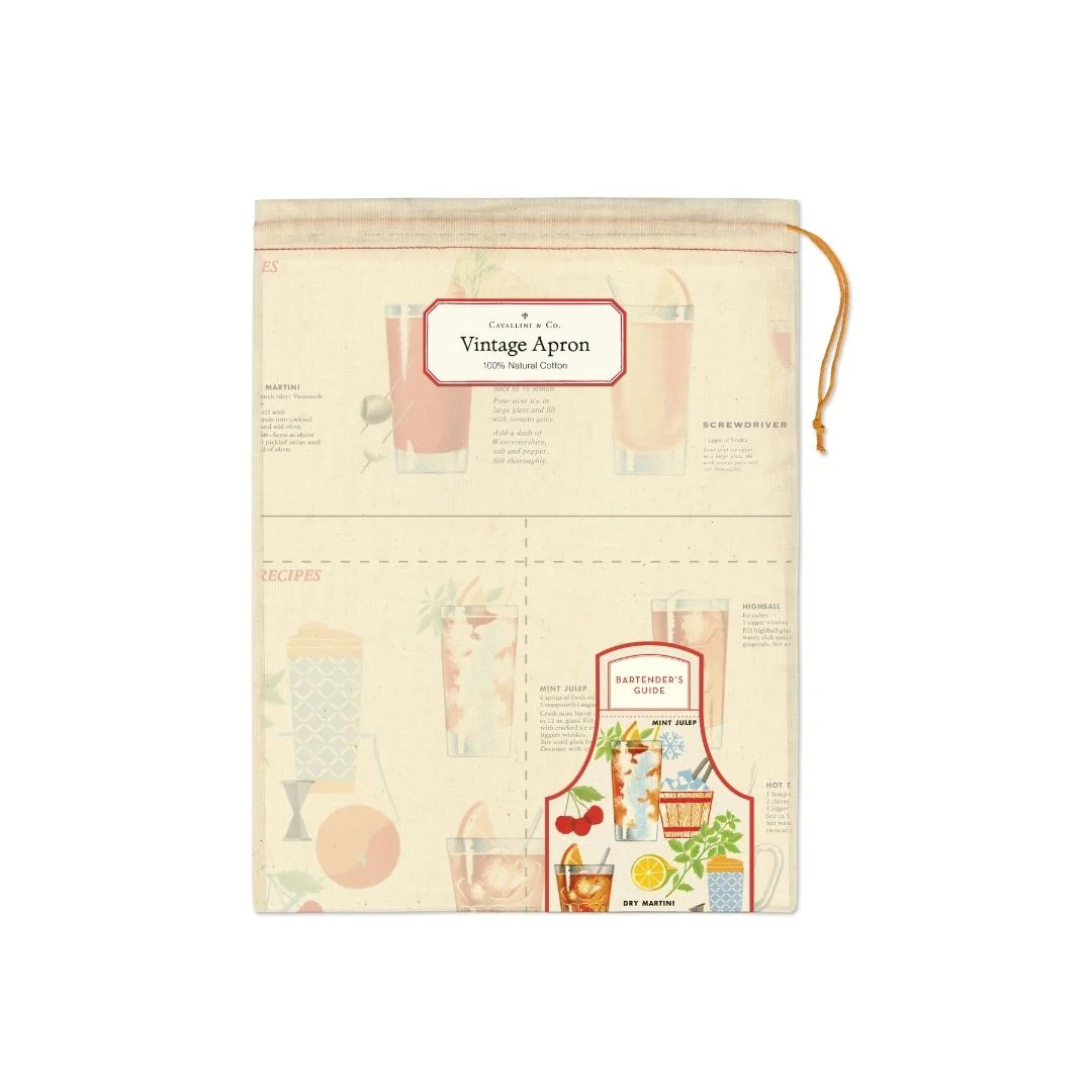 Cavallini & Co. Vintage Apron - Bartender's Guide - Image 2