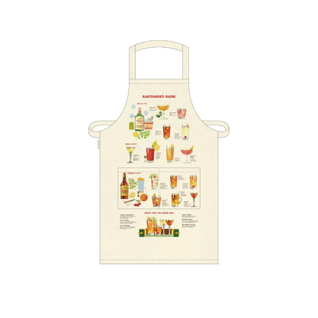 Cavallini & Co. Vintage Apron - Bartender's Guide - Image 3