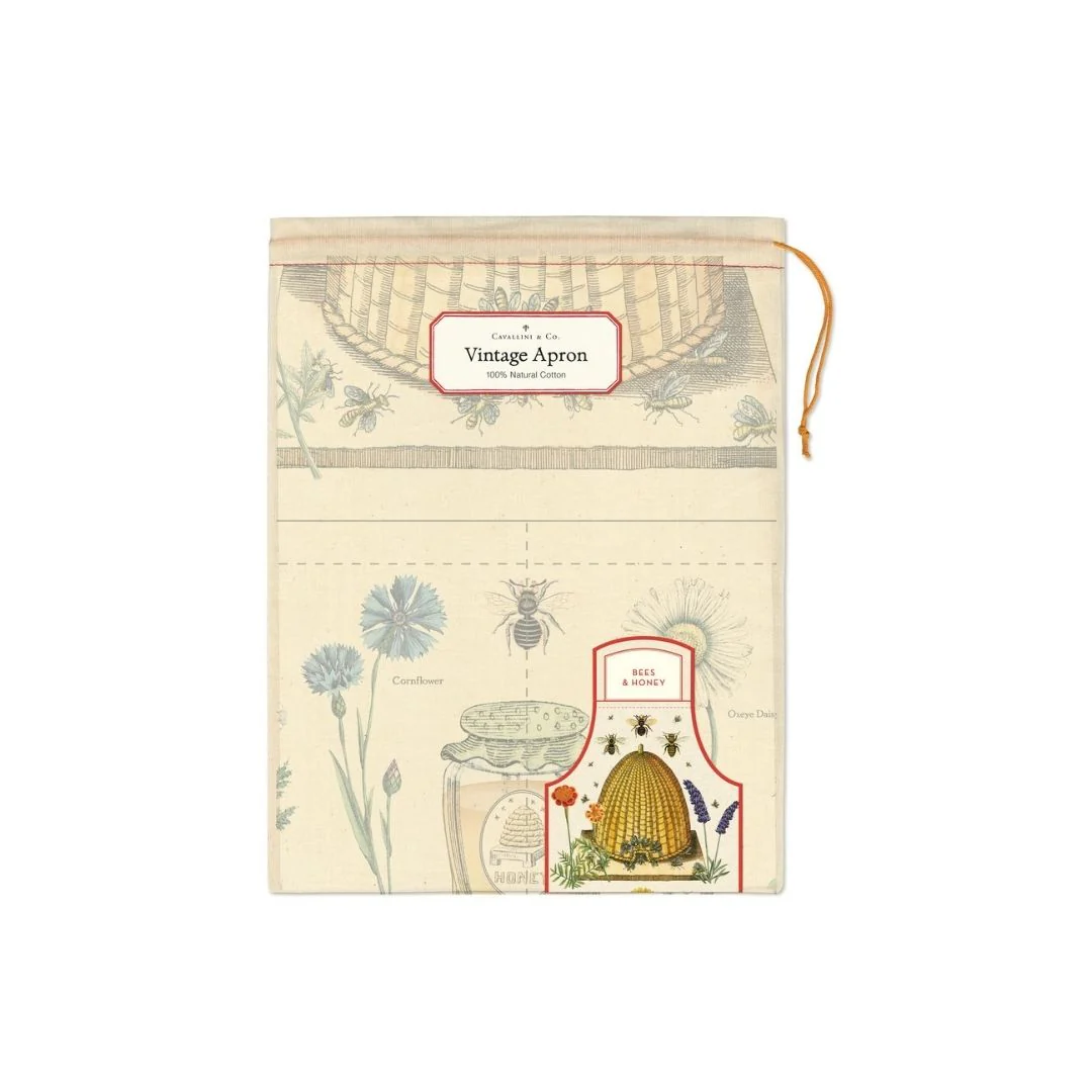 Cavallini & Co. Vintage Apron - Bees & Honey - Image 2
