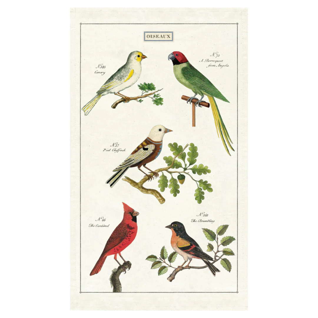 Cavallini & Co. Tea Towel - Birds - Image 3